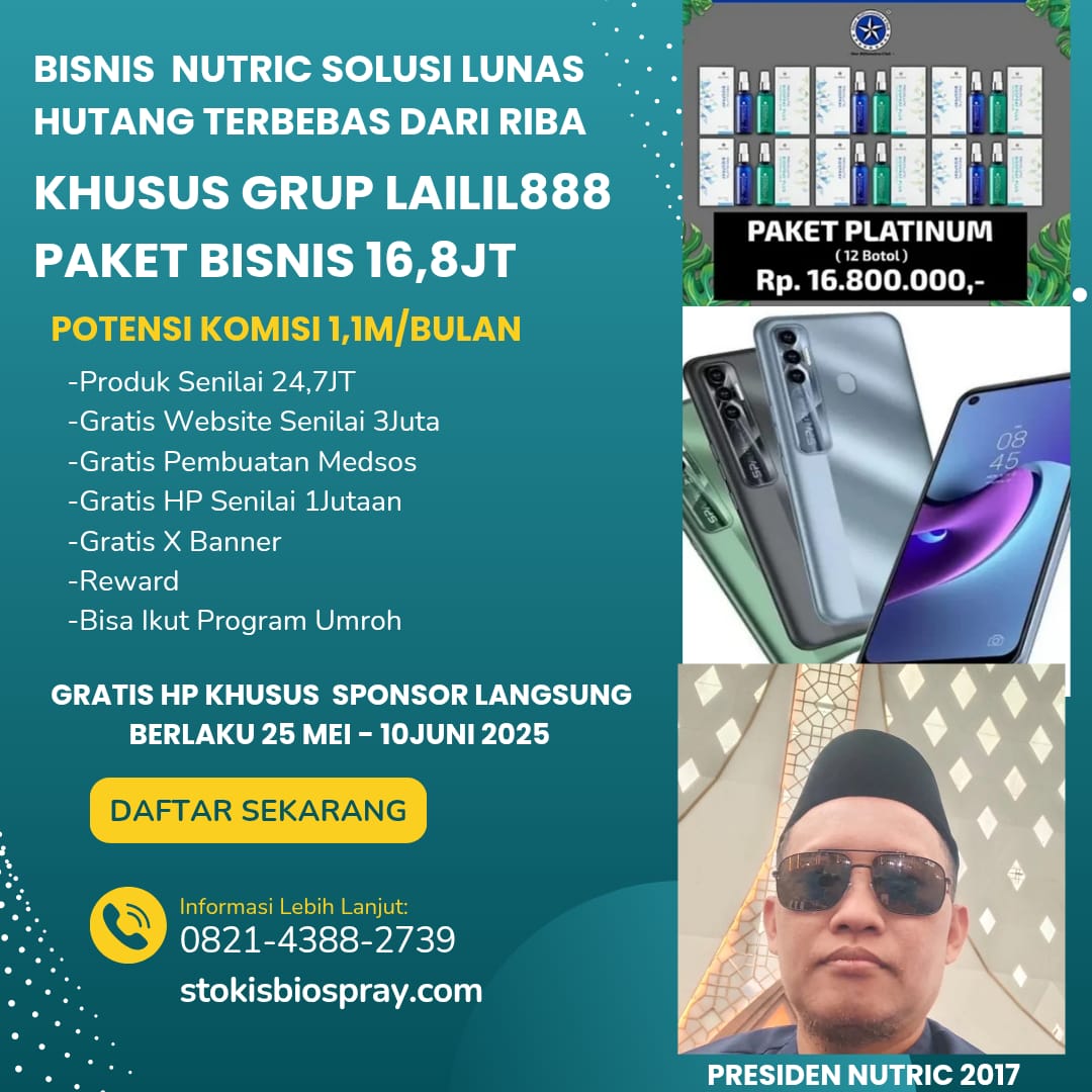 Penjualan Terjamin Keaslian Biospray